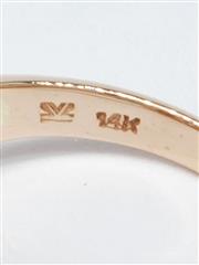 Le Vian 14K Solid Rose Gold Cushion Cut Amethyst Diamond Sapphire Ring Size 7